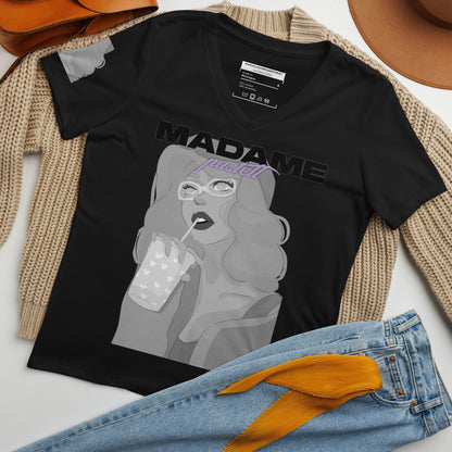Madame Pastell - Lockeres T-Shirt -   Shirts,Top #
