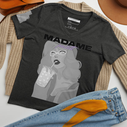 Madame Pastell - Lockeres T-Shirt -   Shirts,Top #