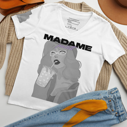 Madame Pastell - Lockeres T-Shirt -   Shirts,Top #
