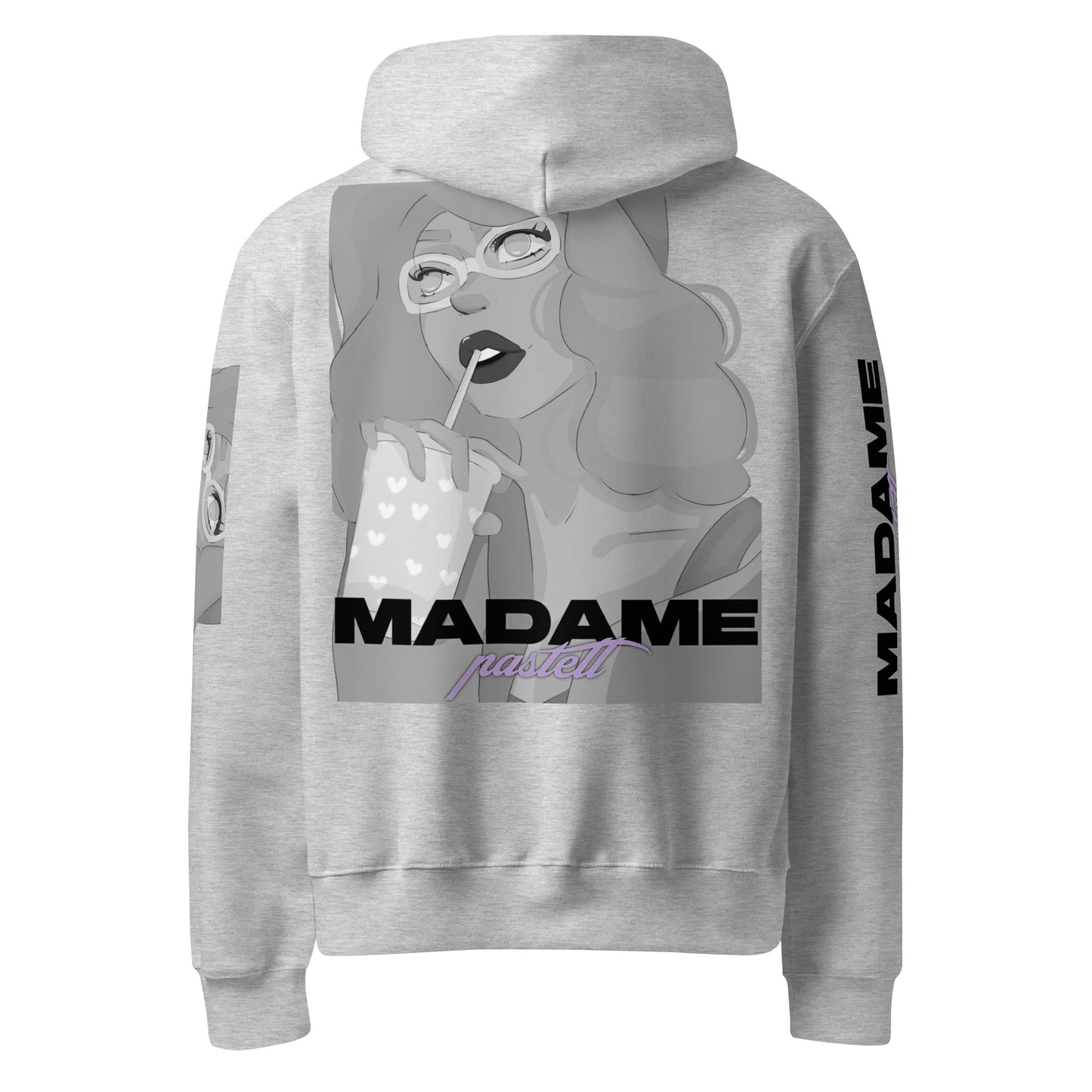 Madame Pastell - Oversized Hoodie -   Oversized Hoodie #