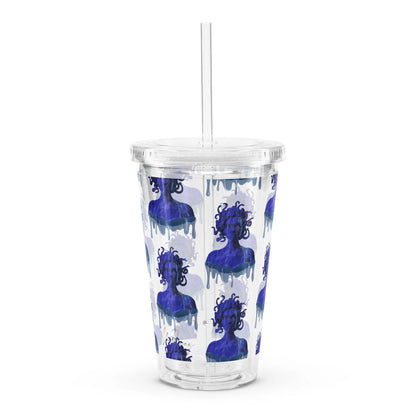 Medusa - Clear Cup -   Weinbecher, Doppelwandiger Becher aus Plastik (16 oz) #