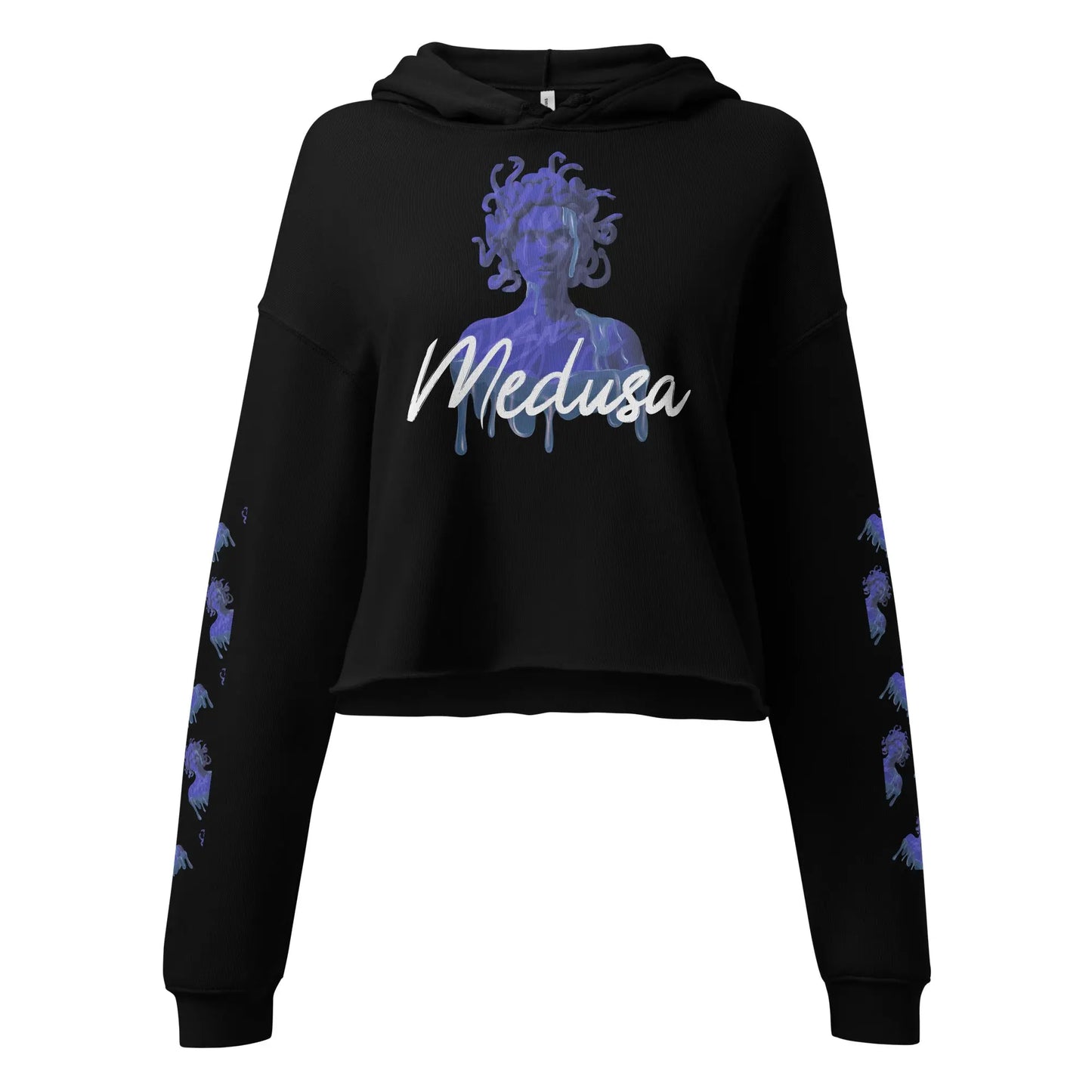 Medusa - Crop Hoodie -   Hoodies, Pullover, Jacken, Sweatpants, Jogginghosen, Hosen #
