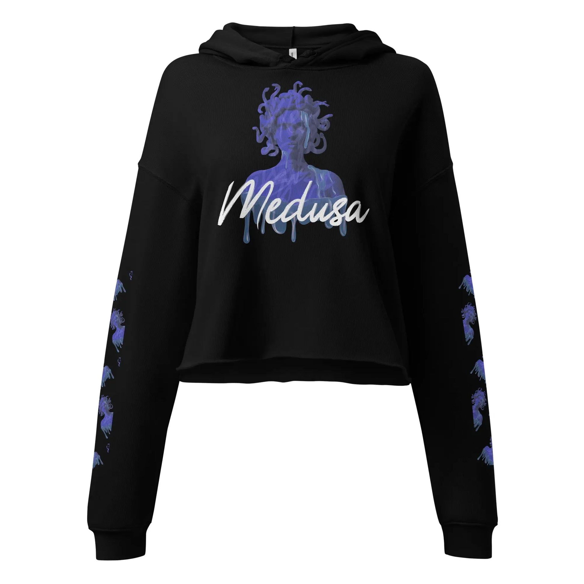 Medusa - Crop Hoodie -   Hoodies, Pullover, Jacken, Sweatpants, Jogginghosen, Hosen #