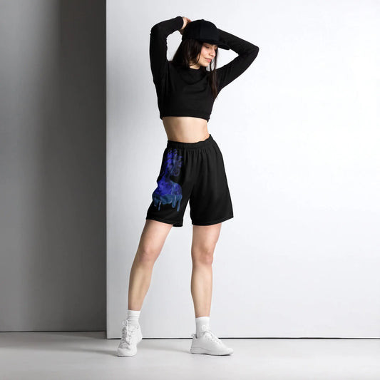 Medusa - Mesh-Shorts -   Shirts, Leggings, Kleider, Sport-BHs, Shorts, Bademoden, Fahnen, Stoffe, Haarschmuck #