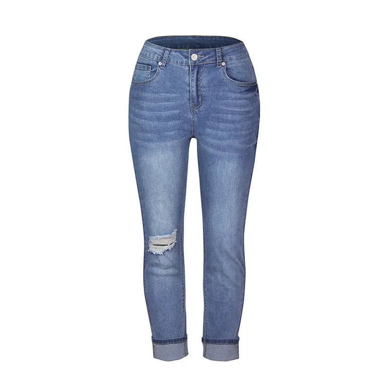 Mid-waist Jeans -   Jeans #