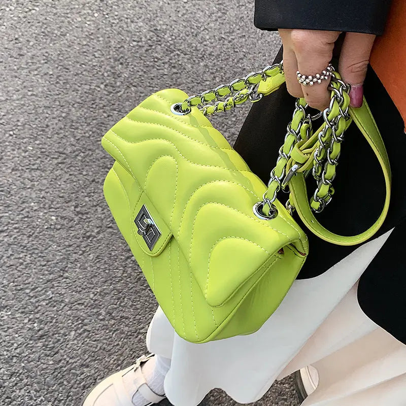 "Mini Chain Square" - Schultertasche -   0 #