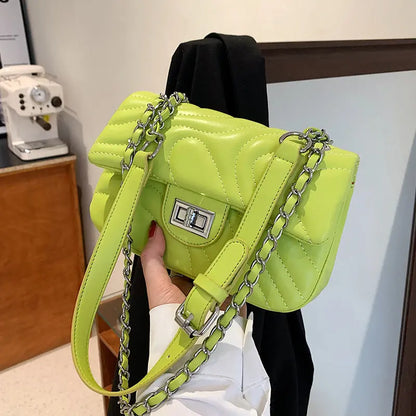 "Mini Chain Square" - Schultertasche -   0 #