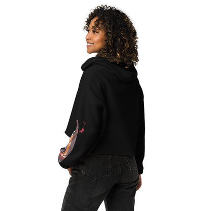 My Bloody Knife - Crop-Hoodie -    #
