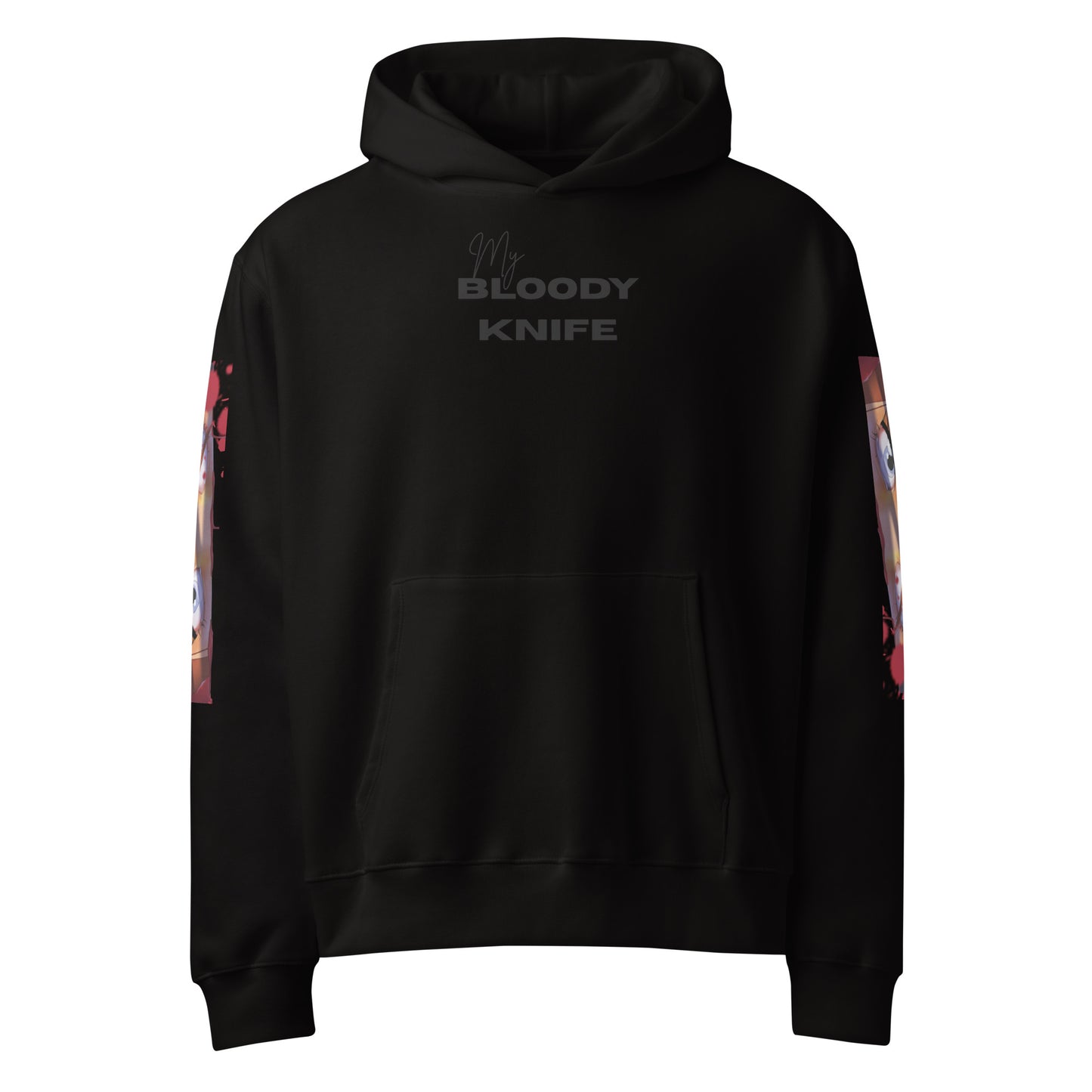 My Bloody Knife - Oversized Hoodie -   Oversized Hoodie #
