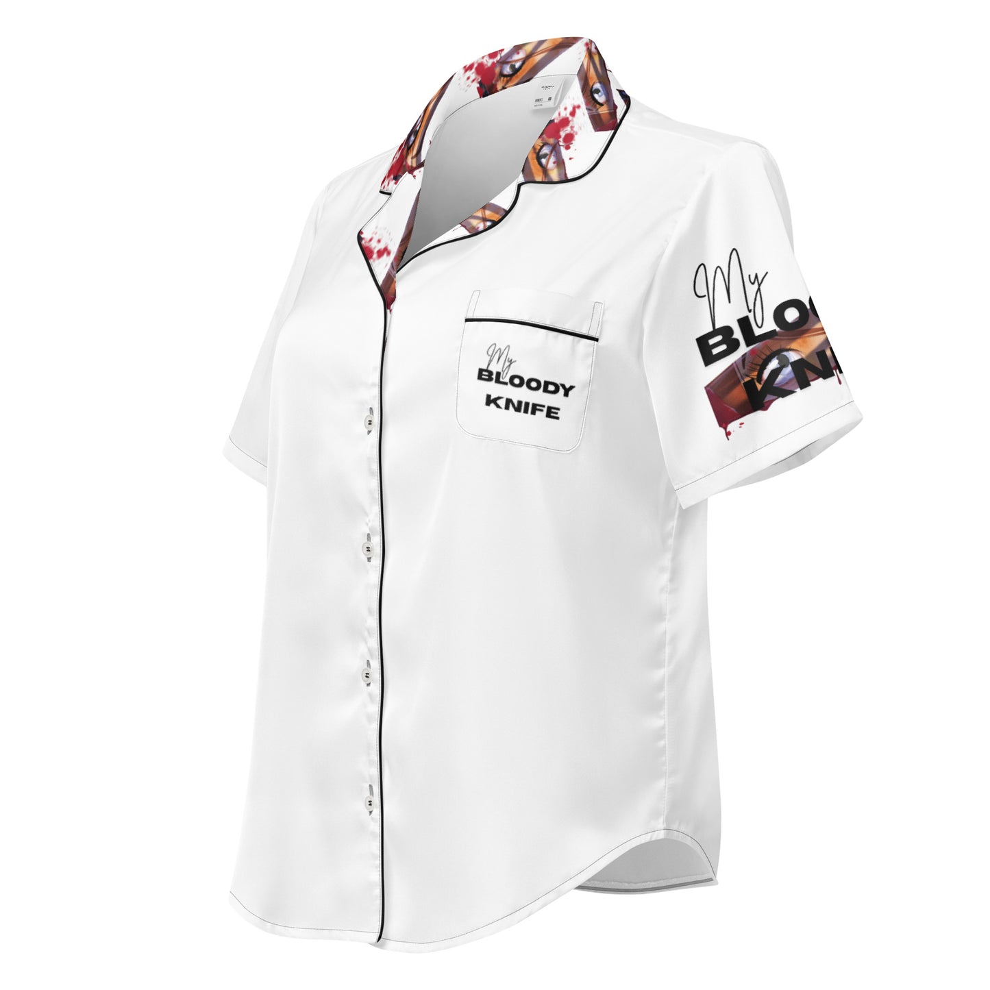 My Bloody Knife - kurzes Pyjama-Top -   PJ #
