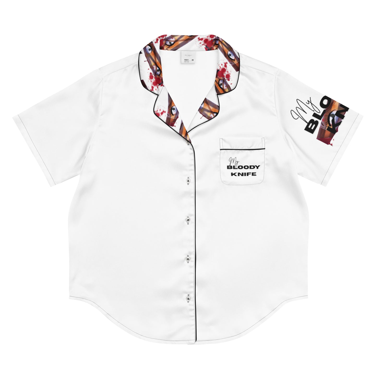 My Bloody Knife - kurzes Pyjama-Top -   PJ #