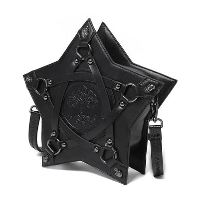 Gothic Embossed Women's Shoulder Crossbody Backpack - Marvelous Miss McCray