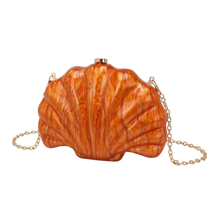 Shell Multicolor Chain Shoulder Messenger Bag - Marvelous Miss McCray