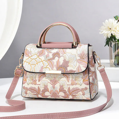 Chinese Style Printed Trendy Women's Shoulder Messenger Bag - Marvelous Miss McCray