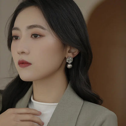 'Gray Pearl' Ohrringe -   Ohrringe #