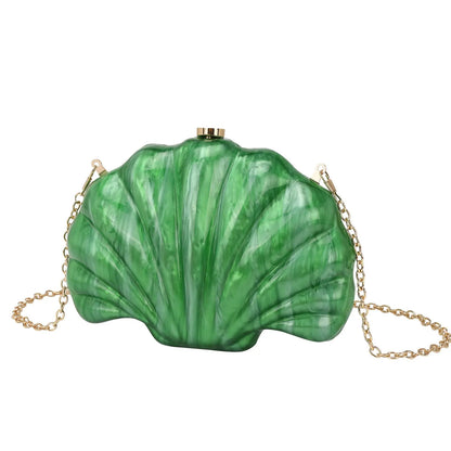 Shell Multicolor Chain Shoulder Messenger Bag - Marvelous Miss McCray