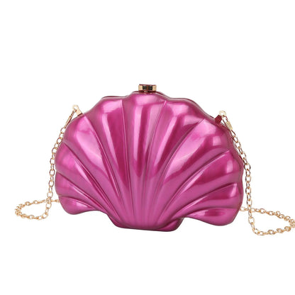 Shell Multicolor Chain Shoulder Messenger Bag - Marvelous Miss McCray