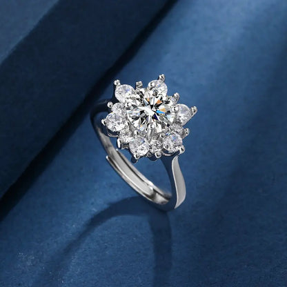 SUNFLOWER Necklace Suit Micro-inlaid Full Diamond -   Schmuck #