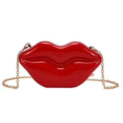 Women's Glossy Chain Shoulder Messenger Bag - Marvelous Miss McCray