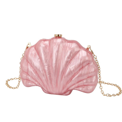 Shell Multicolor Chain Shoulder Messenger Bag - Marvelous Miss McCray