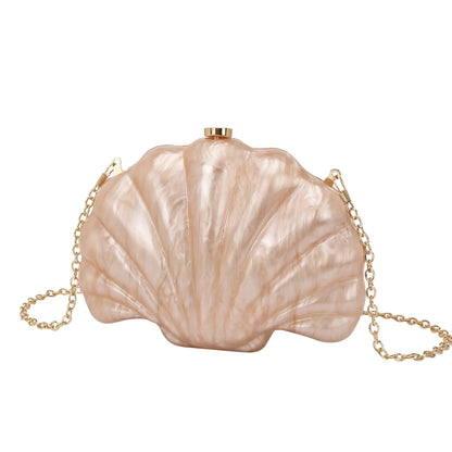 Shell Multicolor Chain Shoulder Messenger Bag - Marvelous Miss McCray