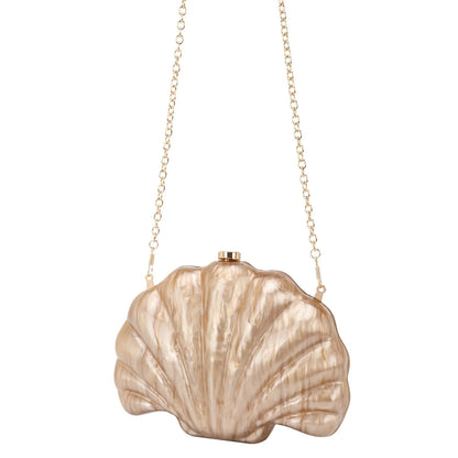 Shell Multicolor Chain Shoulder Messenger Bag - Marvelous Miss McCray