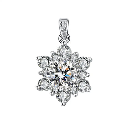 SUNFLOWER Necklace Suit Micro-inlaid Full Diamond -   Schmuck #