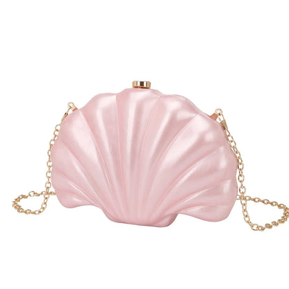 Shell Multicolor Chain Shoulder Messenger Bag - Marvelous Miss McCray