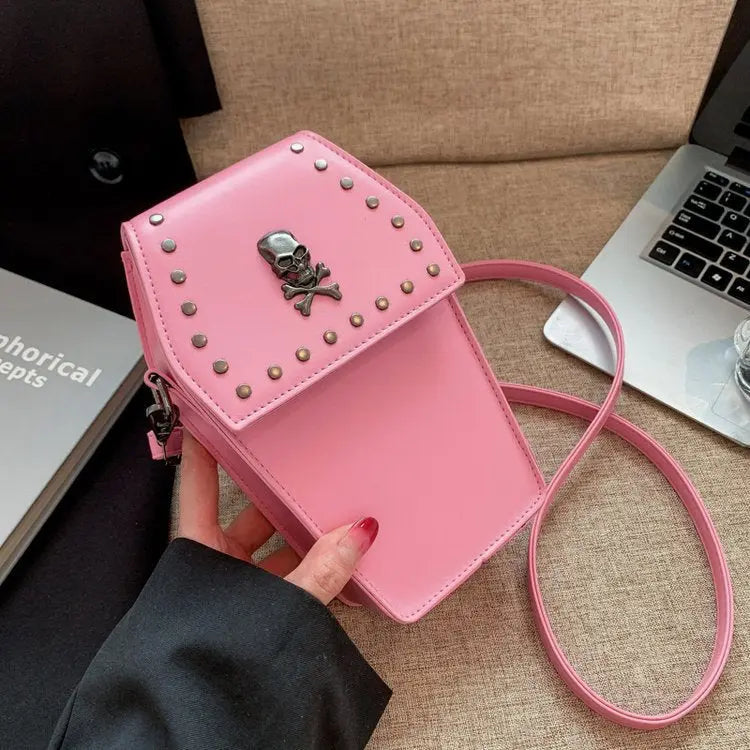"Rivet Coffin" - Schultertasche -   0 #
