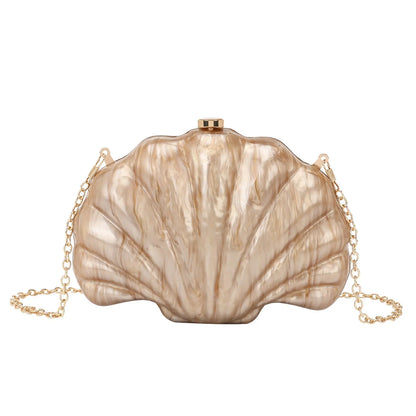 Shell Multicolor Chain Shoulder Messenger Bag - Marvelous Miss McCray