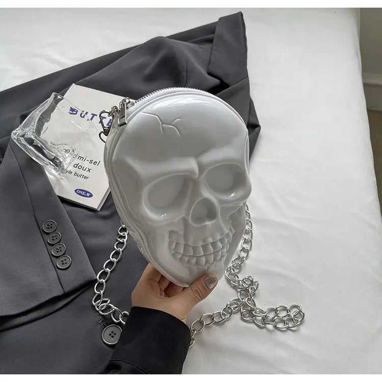 "Silk Skull" - Schultertasche -   0 #