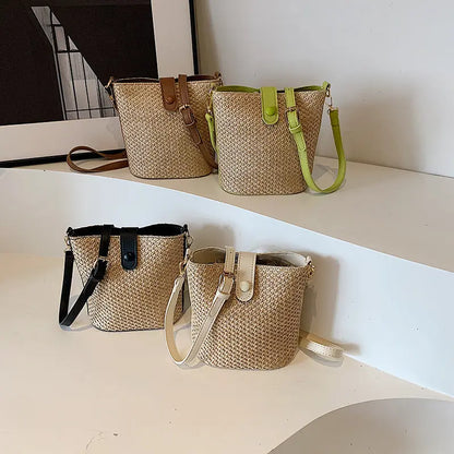 Large Capacity New Color Contrast Patchwork Fashion Messenger Bag For Women - Marvelous Miss McCray