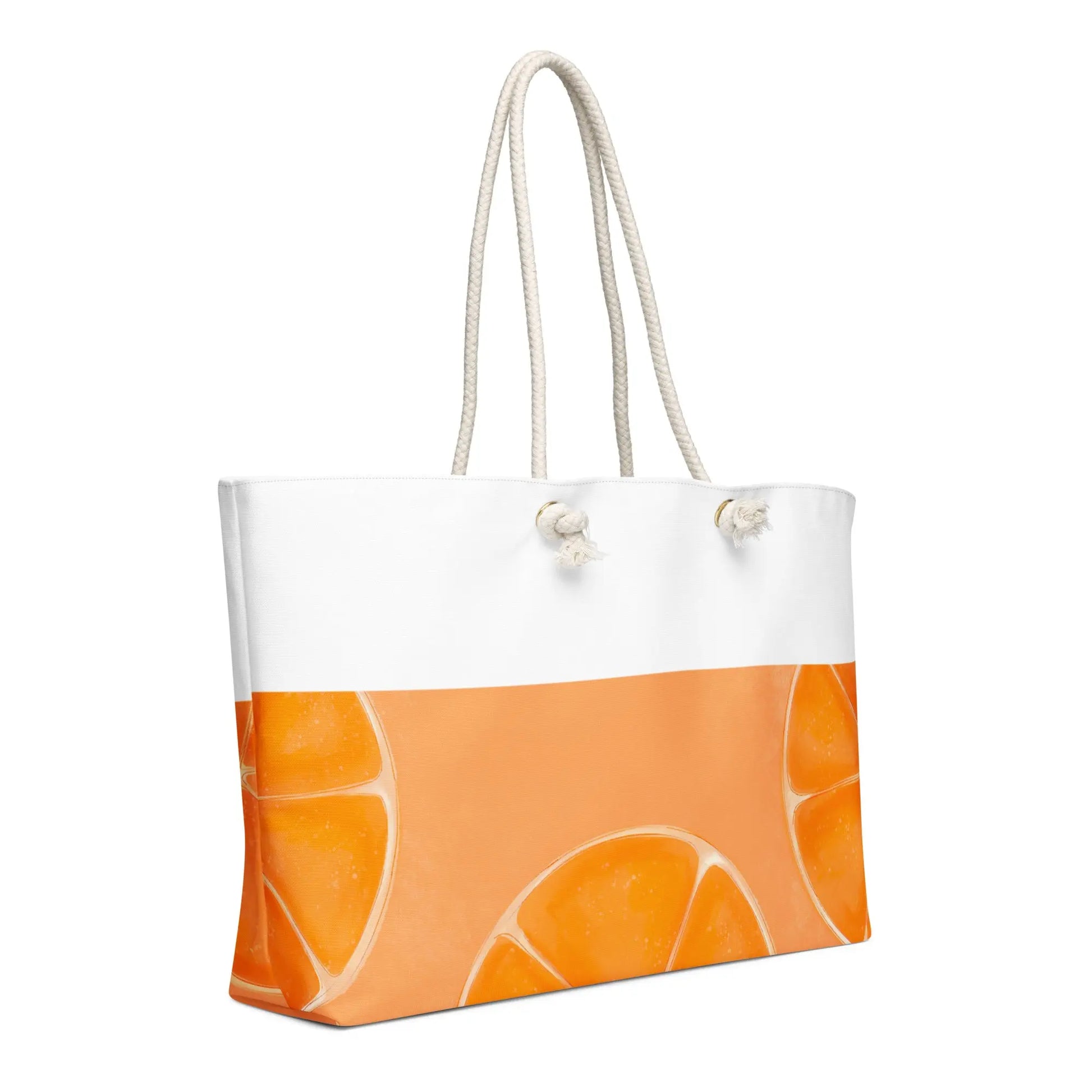 Orange - Oversized Strandtasche -    #