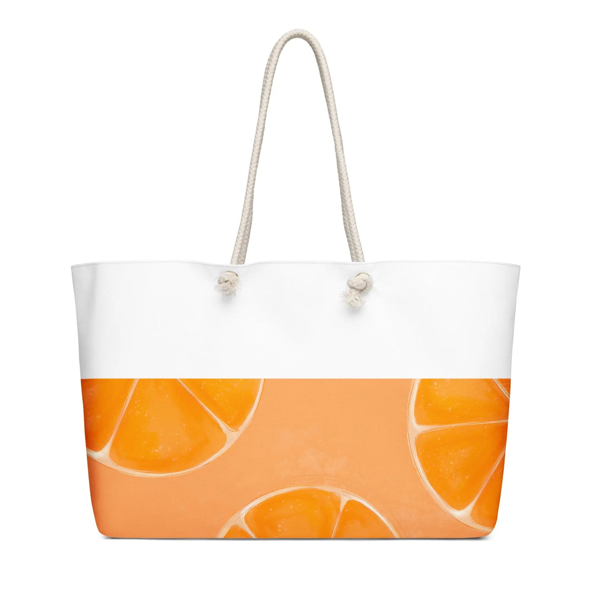 Orange - Oversized Strandtasche -    #