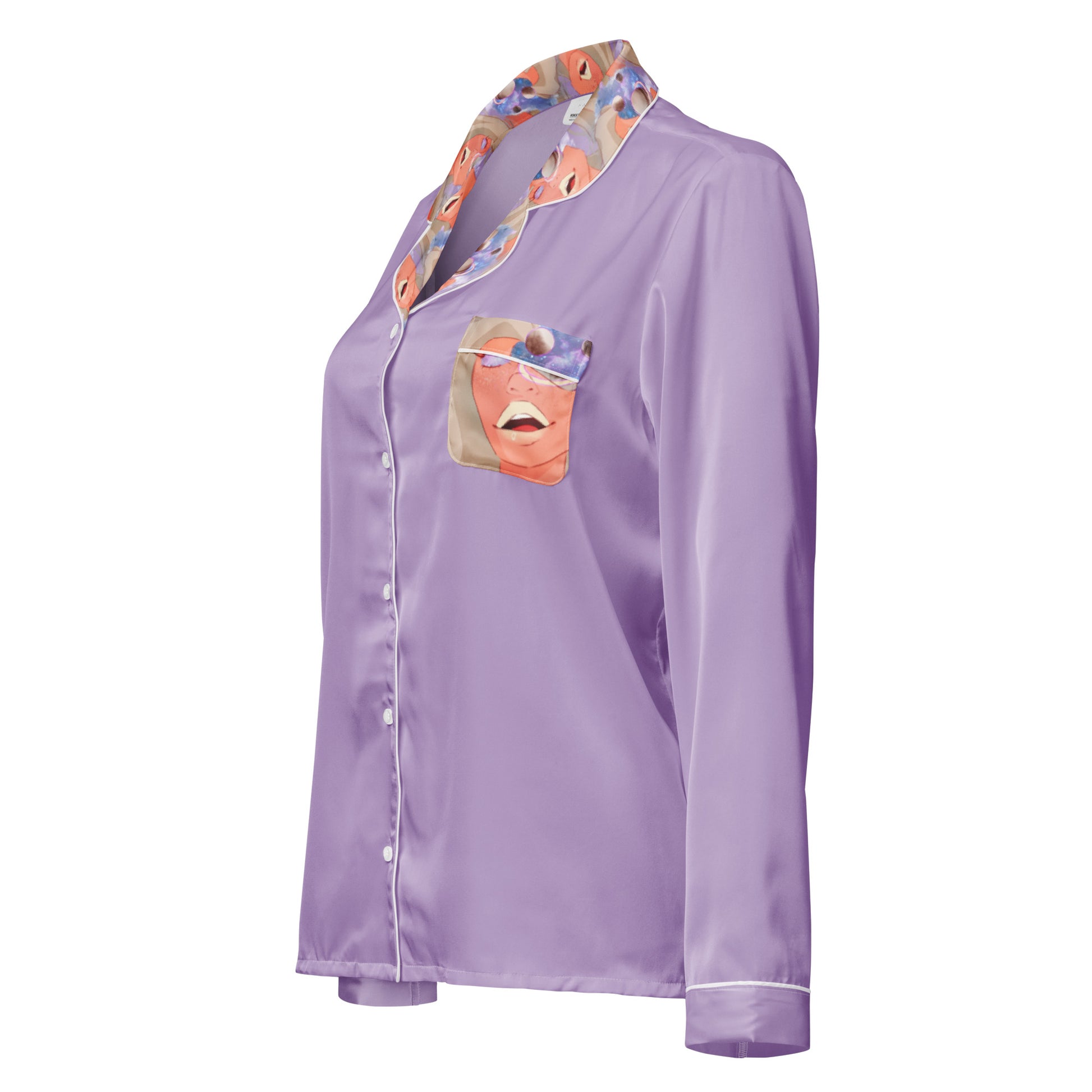 Overthinker - Langes Pyjama-Top -   PJ #