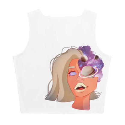 Overthinker - figurbetontes Crop Top -   T-Shirts, Tank-Tops, Shirts mit 3/4-Ärmeln, Langarmshirts, Poloshirts, Crop-Tops #