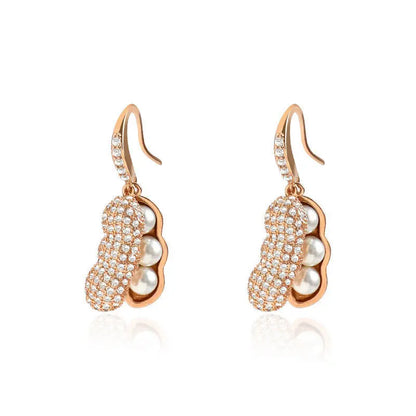'Peanut Pearl' - Ohrringe -   Schmuck #