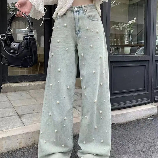 "Pearl" Wide Jeans -   Jeans #