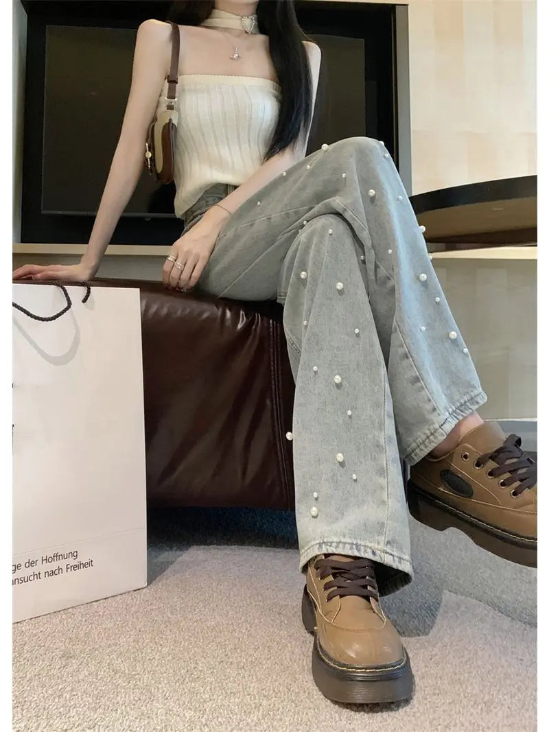 "Pearl" Wide Jeans -   Jeans #