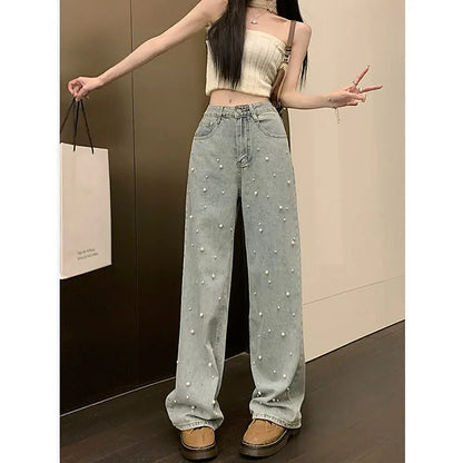"Pearl" Wide Jeans -   Jeans #