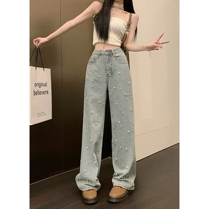 "Pearl" Wide Jeans -   Jeans #