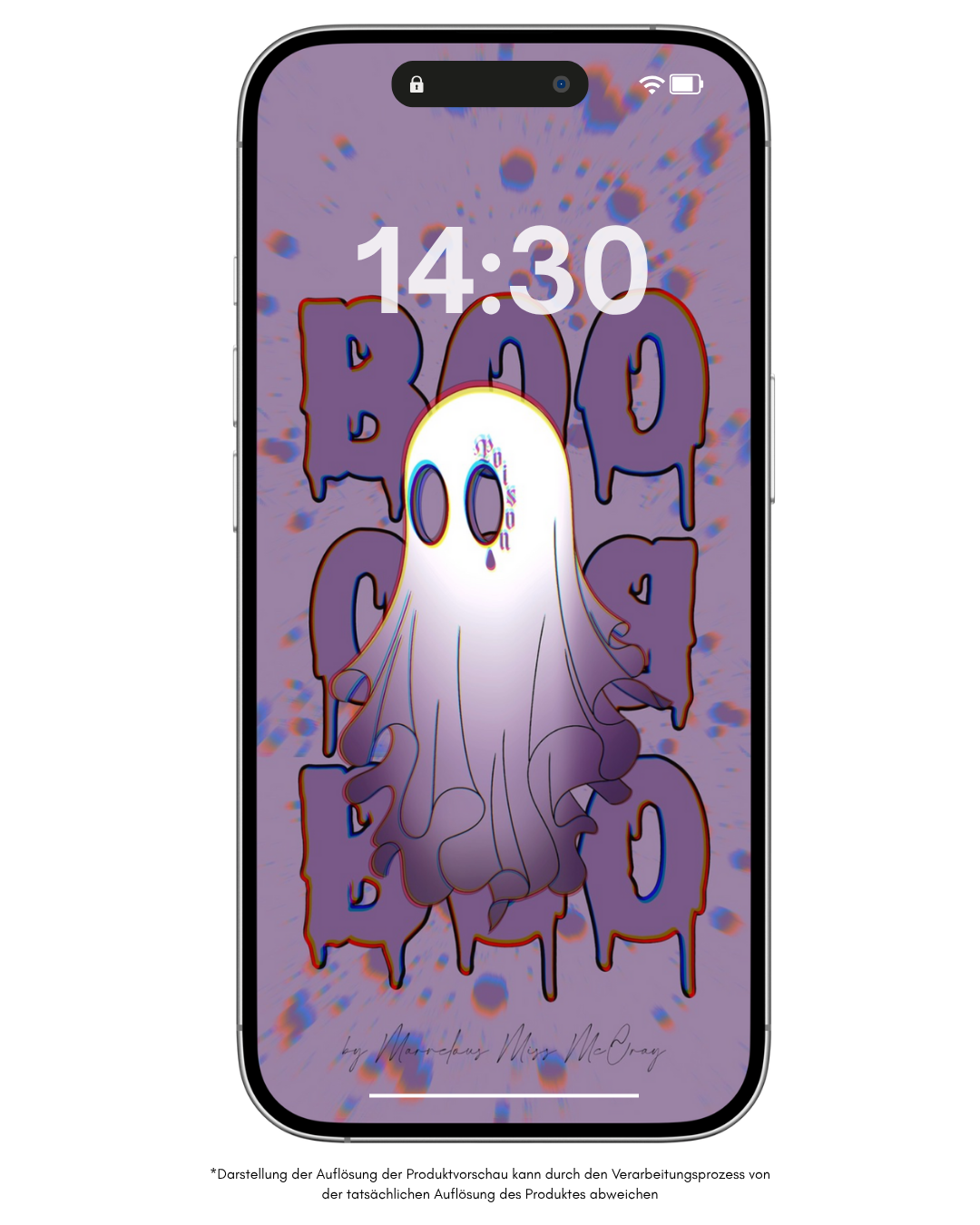 Purple Boo - Smartphonewallpaper