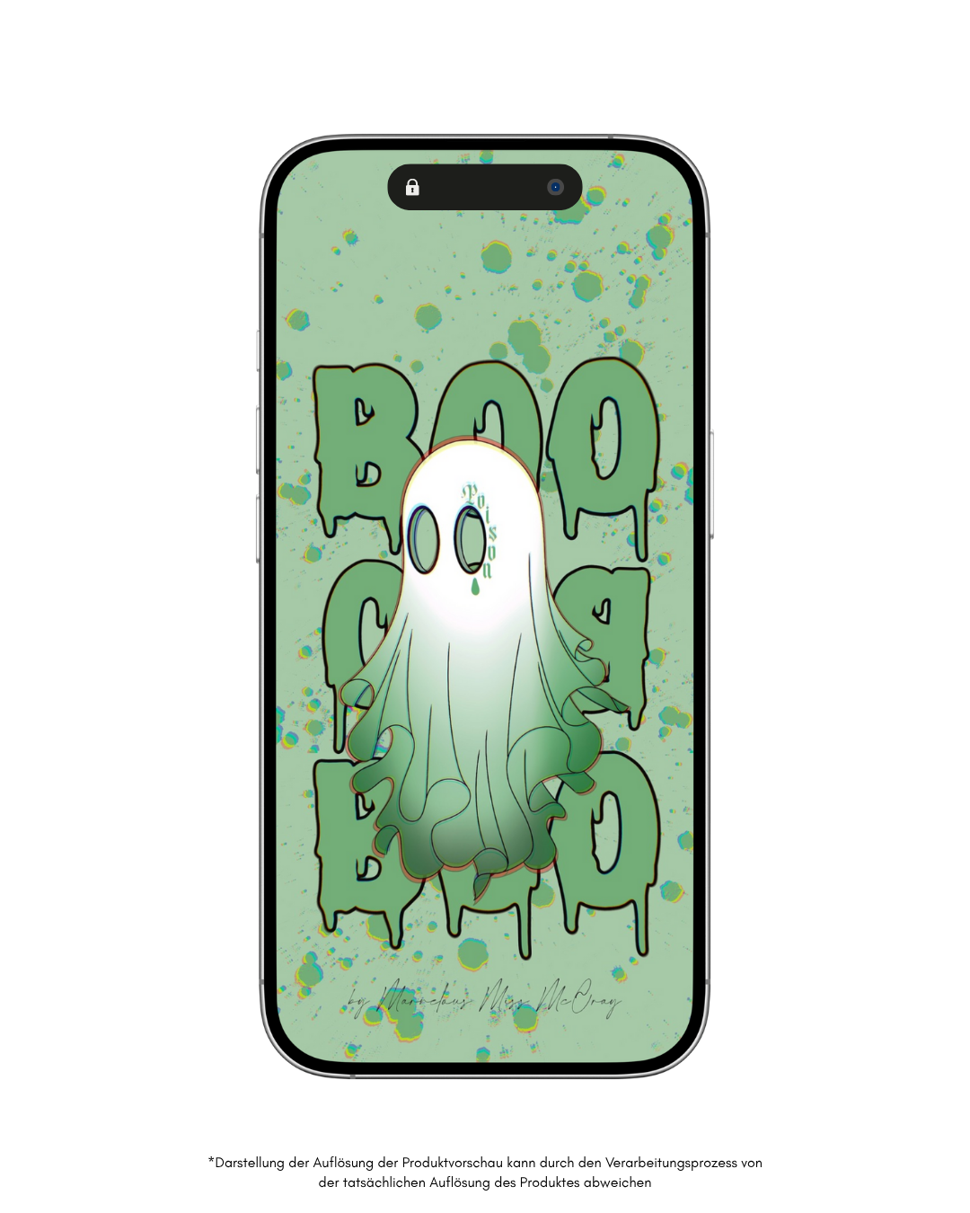 Green Boo - Smartphonewallpaper