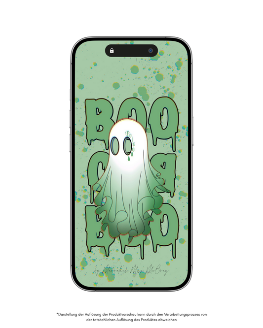 Green Boo - Smartphonewallpaper