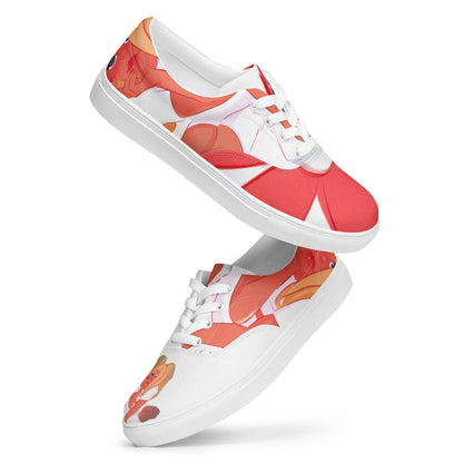Poppy - Canvas-Schuhe -   Canvas High-Top Sneaker, Schlappen, Canvas-Schuhe, Canvas-Slipper #