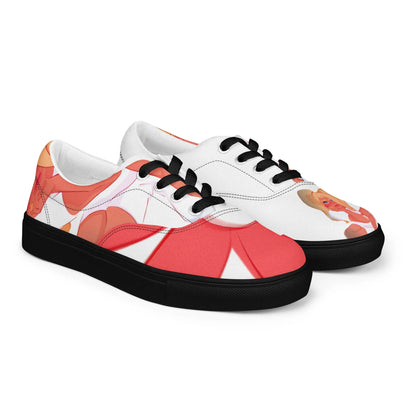 Poppy - Canvas-Schuhe -   Canvas High-Top Sneaker, Schlappen, Canvas-Schuhe, Canvas-Slipper #