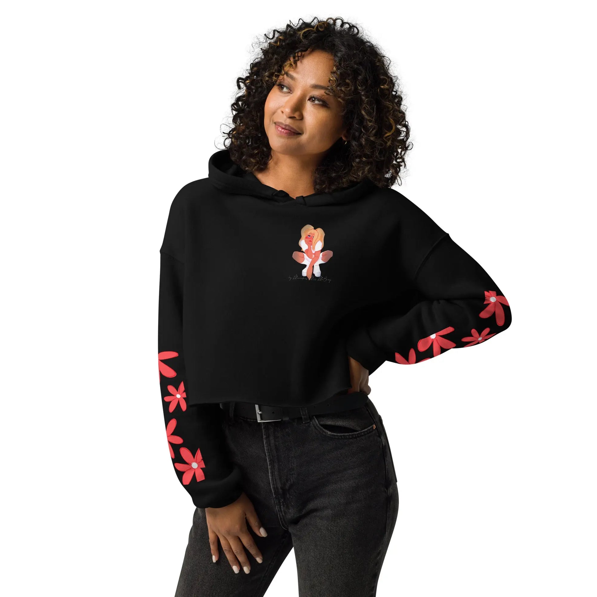 Poppy - Crop Hoodie -   Hoodies, Pullover, Jacken, Sweatpants, Jogginghosen, Hosen #