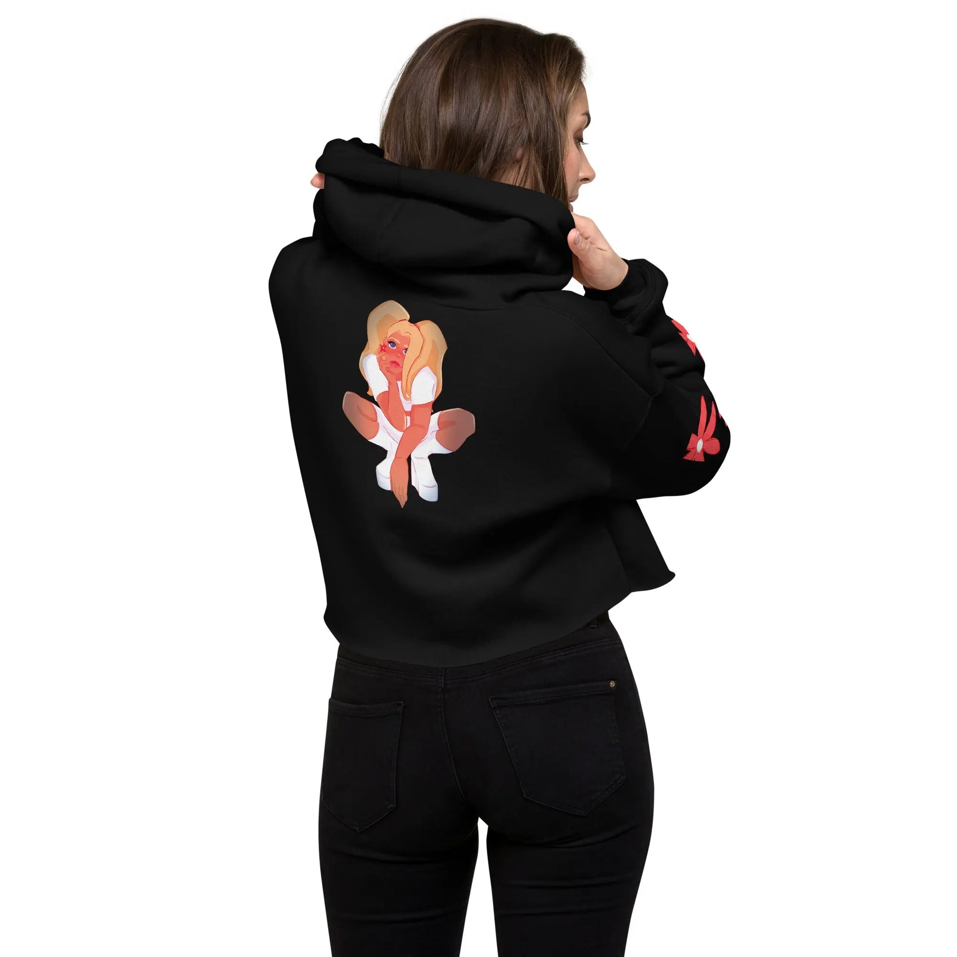 Poppy - Crop Hoodie -   Hoodies, Pullover, Jacken, Sweatpants, Jogginghosen, Hosen #