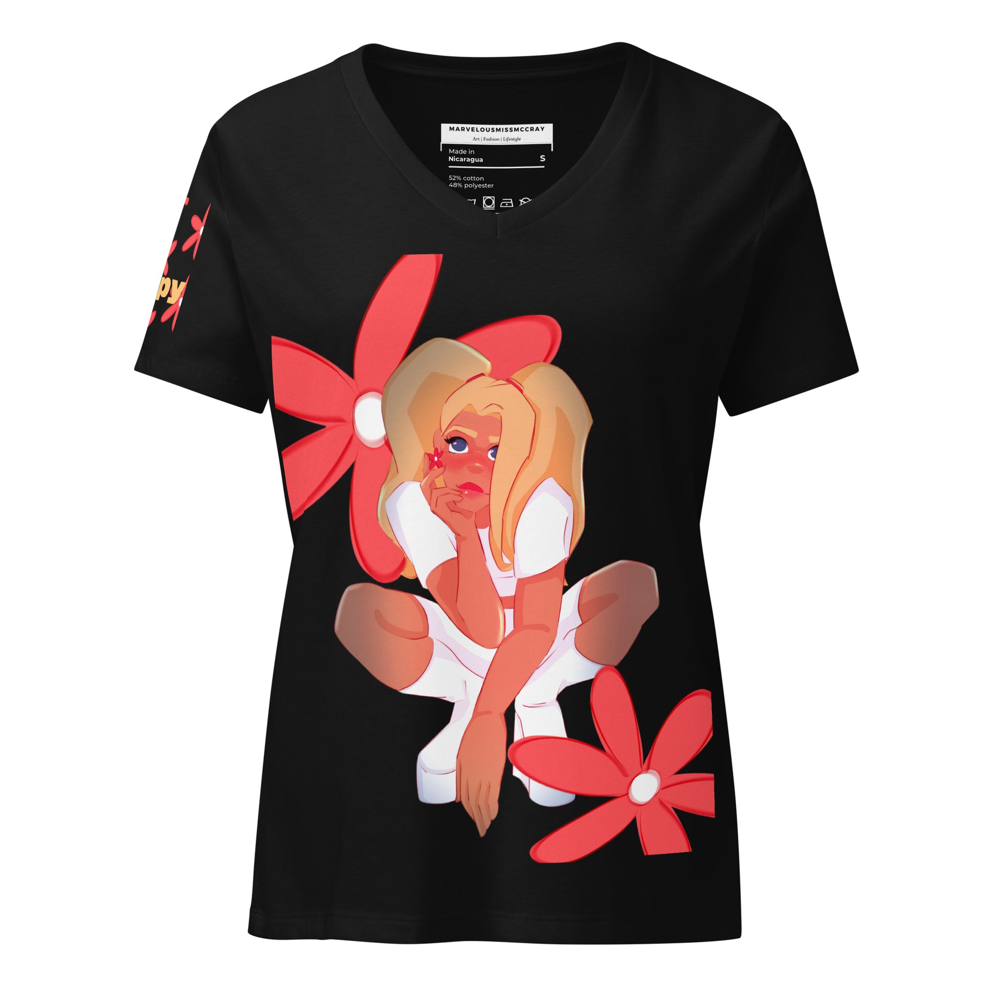 Poppy - Lockeres T-Shirt -   Shirts,Top #
