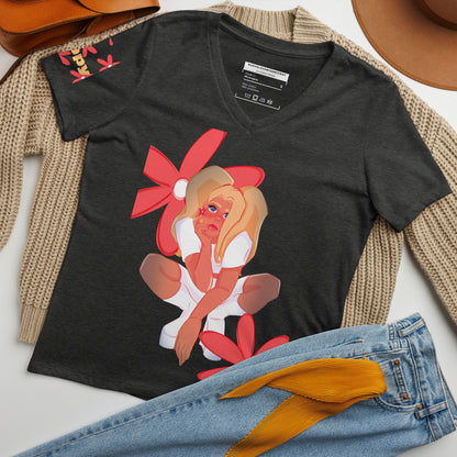Poppy - Lockeres T-Shirt -   Shirts,Top #